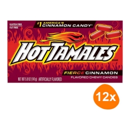 Hot Tamales - Fierce Cinnamon - 12 stück