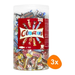 Mars - Minatures Mix (296 stuks) - 3x 3kg