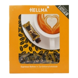 Hellma - Espresso-Bohne in Zartbitterschokolade - 380er