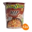 Yum Yum - Instant Nudeln Rindfleisch - 12 Becher