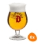 Duvel - Bierglas 330ml - 6 Stück