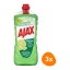 Ajax - Allzweckreiniger Zitrone - 3x 1,25ltr