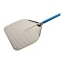 Gi.Metal - Aluminium durchlöcherte rechteckige Pizza Schaufel (A-32RF) - 33x33 cm