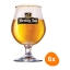 Hertog Jan - Bierglas auf Fuß 250ml - 6 stück