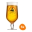 Birra Moretti - Bierglas 500ml - 6 Stück