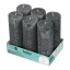 Bolsius - Rustieke Stompkaarsen 190/68 - Stormy Grey - 6 stuks