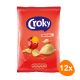 Croky - Naturel Gesalzen Chips - 12x 100g