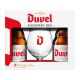 Duvel - Geschenkbox (4x Bierspezialität + Glas)