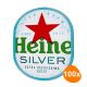 Heineken - Bierdeckel Silver - 100 Stück