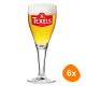 Texels - Bierglas auf Fuß 300ml - 6 Stück